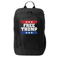 Free Trump Indictment Support Donald Trump City Backpack