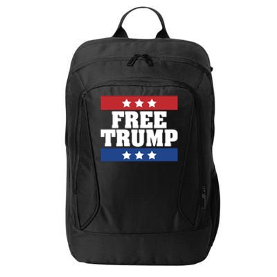 Free Trump Indictment Support Donald Trump City Backpack