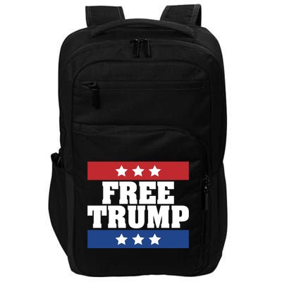 Free Trump Indictment Support Donald Trump Impact Tech Backpack