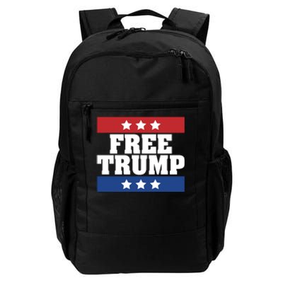 Free Trump Indictment Support Donald Trump Daily Commute Backpack