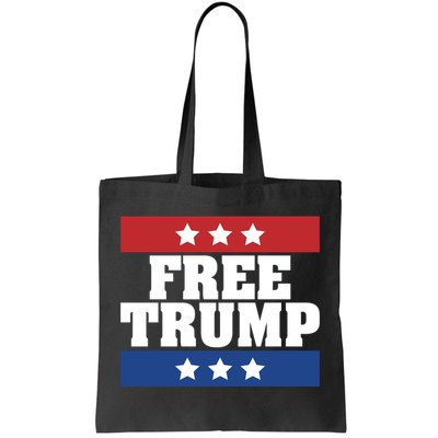 Free Trump Indictment Support Donald Trump Tote Bag