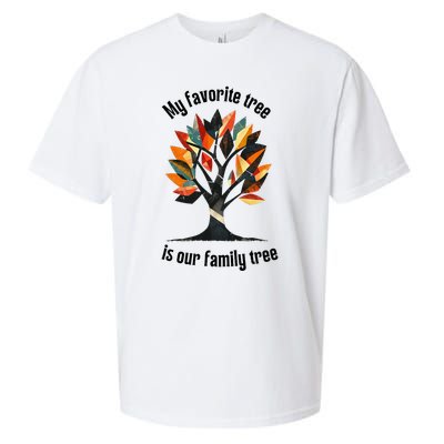 Favorite Tree Is My Family History Funny Genealogy Sueded Cloud Jersey T-Shirt