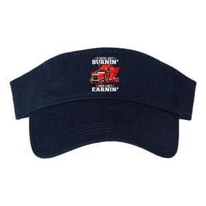 Funny Trucker If Diesel Ain't Burnin' Then I Ain't Earnin' Valucap Bio-Washed Visor