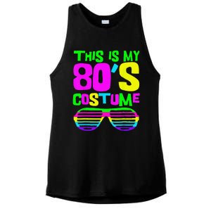 Funny This Is My 80s Costume 80S 90S Party Ladies PosiCharge Tri-Blend Wicking Tank