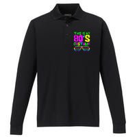 Funny This Is My 80s Costume 80S 90S Party Performance Long Sleeve Polo