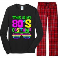 Funny This Is My 80s Costume 80S 90S Party Long Sleeve Pajama Set