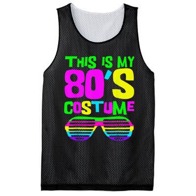 Funny This Is My 80s Costume 80S 90S Party Mesh Reversible Basketball Jersey Tank