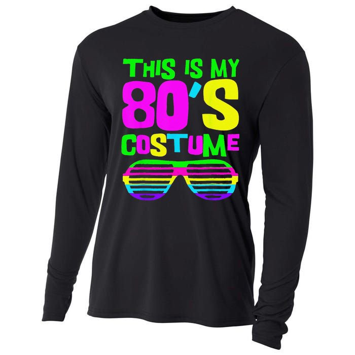 Funny This Is My 80s Costume 80S 90S Party Cooling Performance Long Sleeve Crew