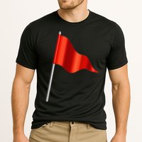 Funny Toxic & Irresistibly Sexy Red Flag Cooling Performance Crew T-Shirt