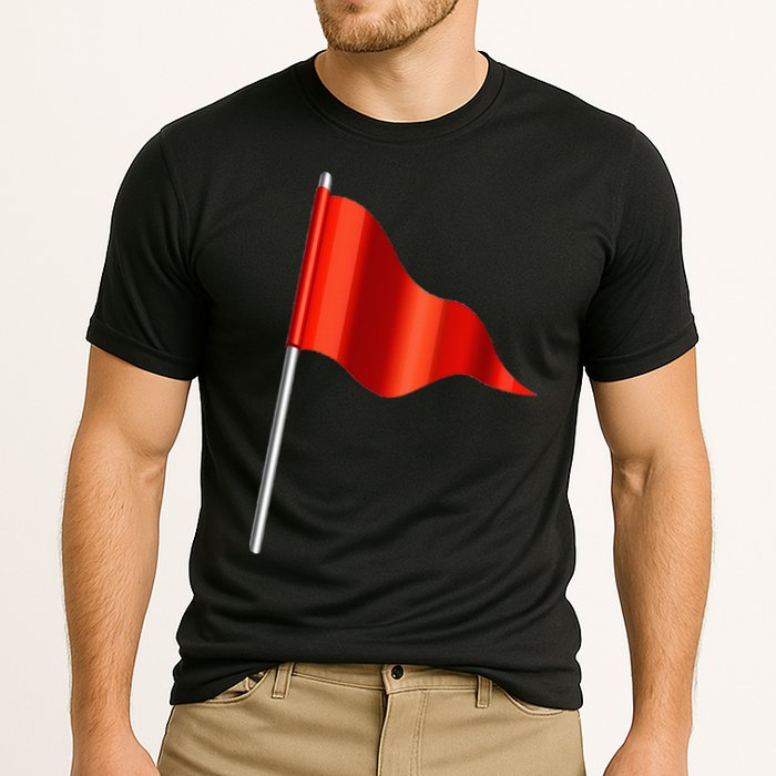 Funny Toxic & Irresistibly Sexy Red Flag Cooling Performance Crew T-Shirt