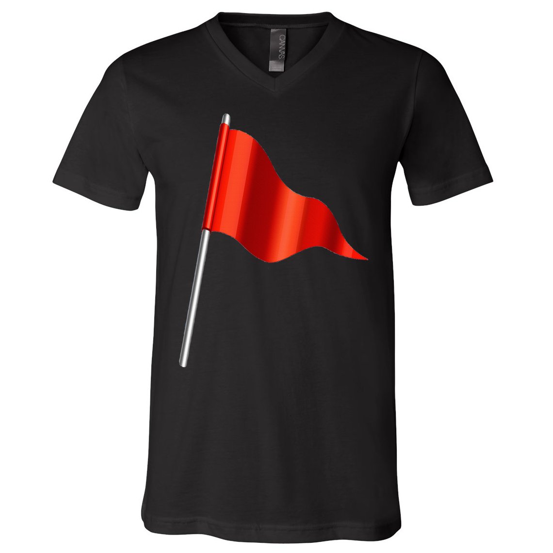 Funny Toxic & Irresistibly Sexy Red Flag V-Neck T-Shirt