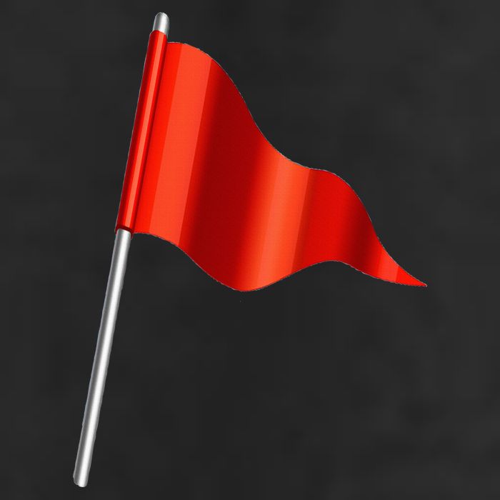 Funny Toxic & Irresistibly Sexy Red Flag Adult Drive Performance Visor