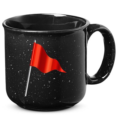 Funny Toxic & Irresistibly Sexy Red Flag 15oz Campfire Ceramic Mug