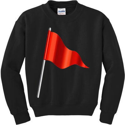 Funny Toxic & Irresistibly Sexy Red Flag Kids Sweatshirt