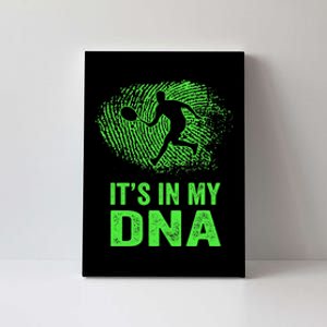 Funny Tennis It's In My DNA Fingerprint Canvas