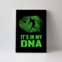 Funny Tennis It's In My DNA Fingerprint Canvas