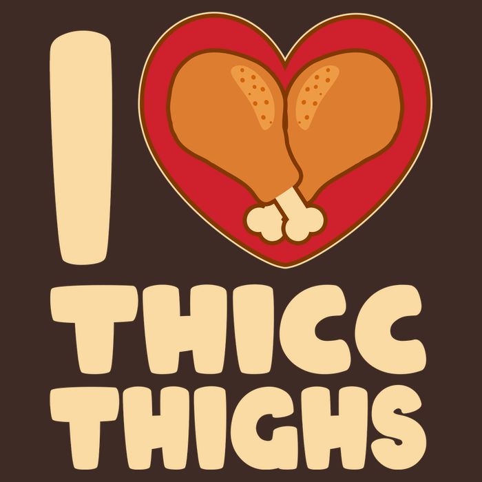 Funny Thanksgiving I Heart Thicc Thighs Cooling Performance Crew T-Shirt
