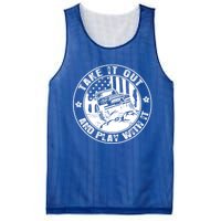 Funny Take It Out And Play With It 4x4 Offroad Gift Mesh Reversible Basketball Jersey Tank