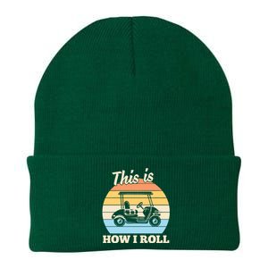 Funny This Is How I Roll Golf Knit Cap Winter Beanie