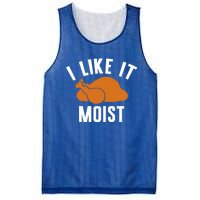 Football Turkey I Like It Moist Thanksgiving Gift Mesh Reversible Basketball Jersey Tank