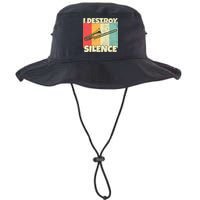 Funny Trombone Instrument I Destroy Silence For Trombone Bucket Hat
