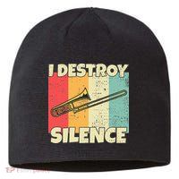 Funny Trombone Instrument I Destroy Silence For Trombone Sustainable Beanie