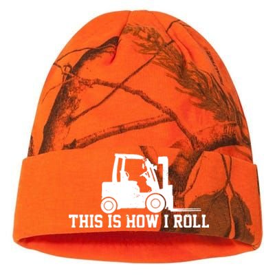 Forklift This Is How I Roll Vintage Gift Kati Licensed 12" Camo Beanie