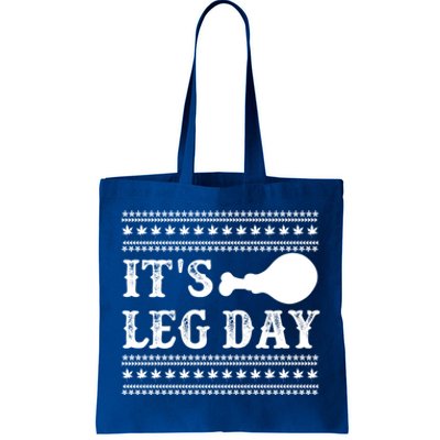 Football Thanksgiving Its Leg Day Turkey Gift Tote Bag