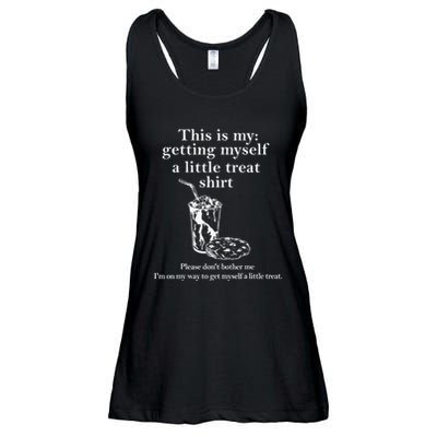 Funny This Is My Getting Myself A Little Treat Ladies Essential Flowy Tank