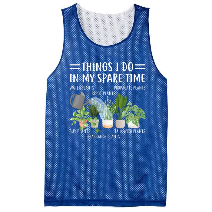 Funny Things I Do In My Spare Time Plant Gardener Gardening Funny Gift Mesh Reversible Basketball Jersey Tank