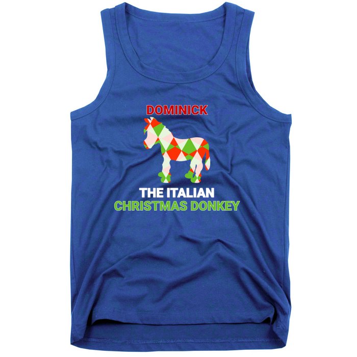 Funny The Italian Christmas Donkey Dominick The Donkey Gift Tank Top