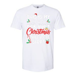 Funny This Is My Its Too Hot For Ugly Christmas Sweaters Xmas Gift Softstyle CVC T-Shirt