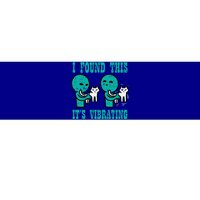 Found This Its Vibrating Alien Cat Funny Ufo Bumper Sticker