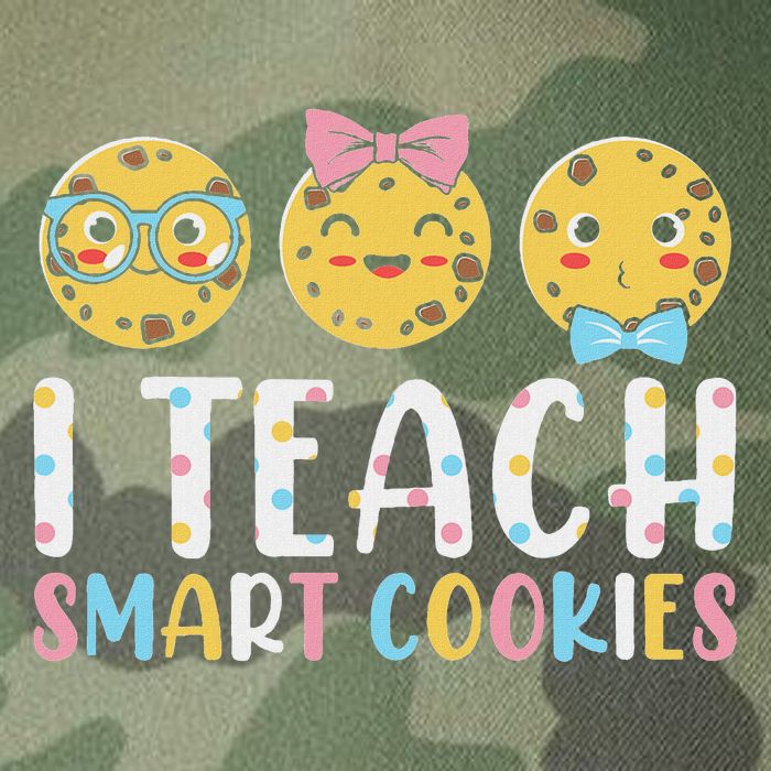 Funny Teacher I Teach Smart Cookies Legacy Tie Dye Trucker Hat