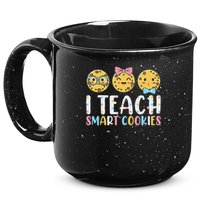 Funny Teacher I Teach Smart Cookies 15oz Campfire Ceramic Mug