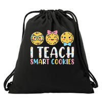 Funny Teacher I Teach Smart Cookies Drawstring Bag