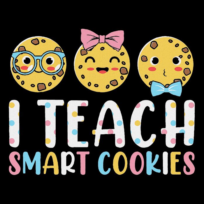 Funny Teacher I Teach Smart Cookies Drawstring Bag