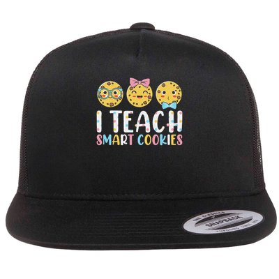 Funny Teacher I Teach Smart Cookies Flatbill Hat