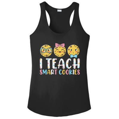 Funny Teacher I Teach Smart Cookies Ladies PosiCharge Competitor Racerback Tank
