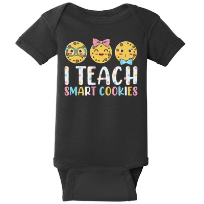 Funny Teacher I Teach Smart Cookies Baby Bodysuit