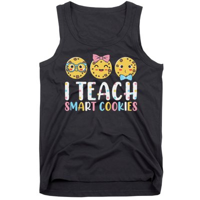 Funny Teacher I Teach Smart Cookies Tank Top