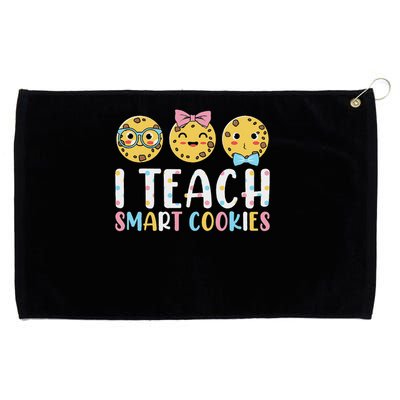 Funny Teacher I Teach Smart Cookies Grommeted Golf Towel