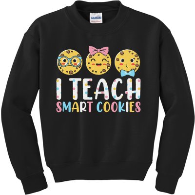 Funny Teacher I Teach Smart Cookies Kids Sweatshirt