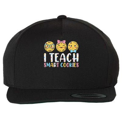 Funny Teacher I Teach Smart Cookies Wool Snapback Cap