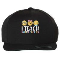 Funny Teacher I Teach Smart Cookies Wool Snapback Cap