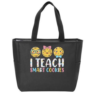 Funny Teacher I Teach Smart Cookies Zip Tote Bag