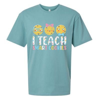 Funny Teacher I Teach Smart Cookies Sueded Cloud Jersey T-Shirt
