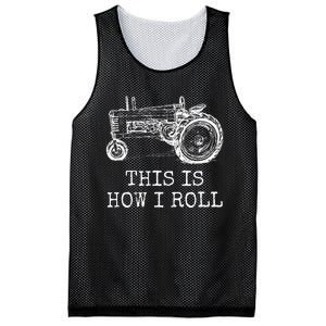 Farming This Is How I Roll Tractor Farmer Mesh Reversible Basketball Jersey Tank