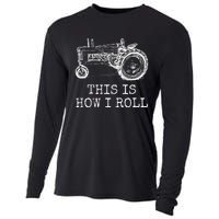 Farming This Is How I Roll Tractor Farmer Cooling Performance Long Sleeve Crew