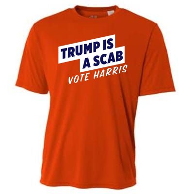 Funny Trump Is A Scab Vote Harris Kamala 2024 Cooling Performance Crew T-Shirt